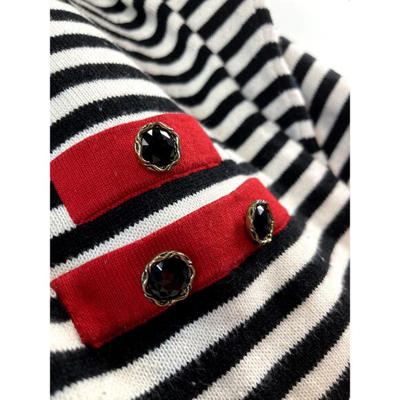 Women's Vintage Striped Norton Studio Cardigan M - Picture 4 of 6